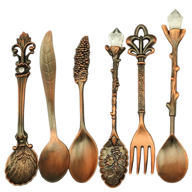 Set of Six Apothecary Spoons Witches Kitchen