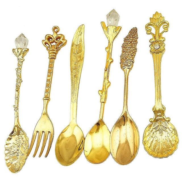 Set of Six Apothecary Spoons Witches Kitchen