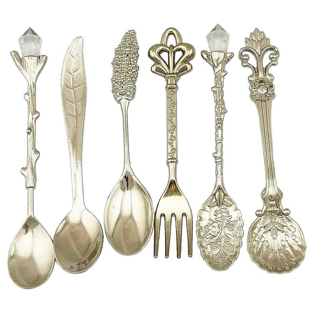 Set of Six Apothecary Spoons Witches Kitchen