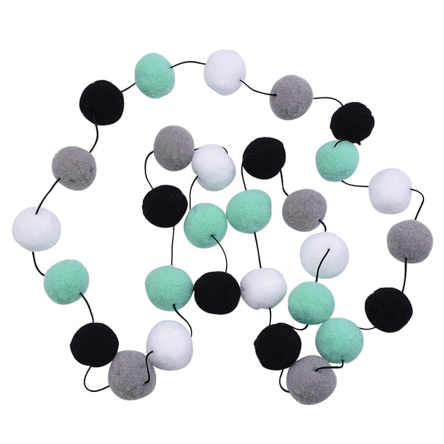 Felt Balls String Ornament Pom Pom Bunting