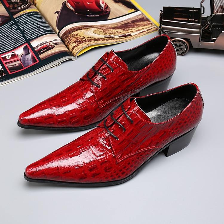 Seriously Red | Men's Leather Dress Shoes - Woodland Gatherer