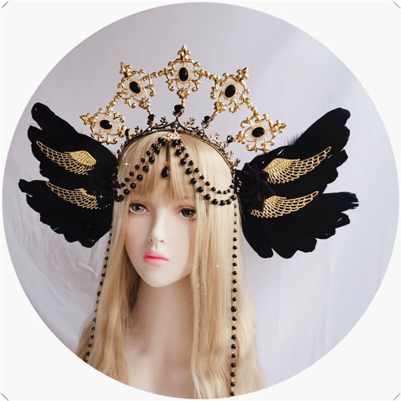 Black Wings Apollo's Halo Crown