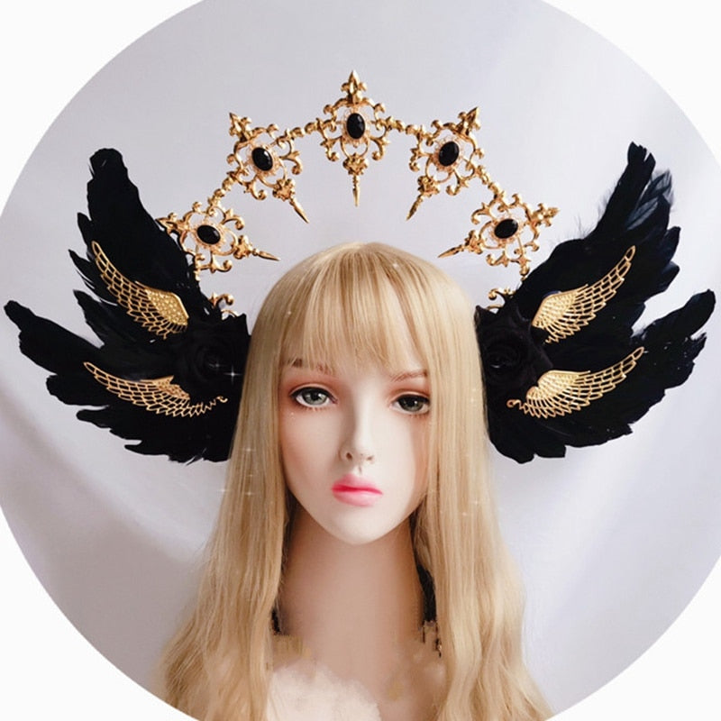 Black Wings Apollo's Halo Crown