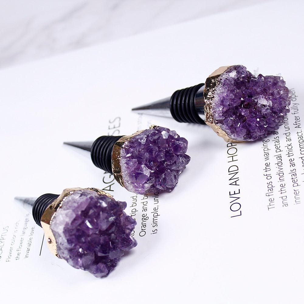 1pcs Natural Amethyst Cluster Shaped Wine Champagne Wine Bottle Stopper - Woodland Gatherer Woodland Gatherer | Australian Online Gift Store | Gifts & Treasures | Special Occasions & Everyday Fun | Whimsical Treats | Costumes | Jewellery | Fashion | Crafting DIY | Stationery | Boho Festival Fashion | Home Decor & Fittings Afterpay Available Paypal Available Humm Available Worldwide Shipping Available