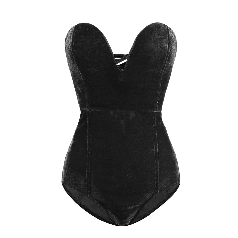 Velvet Baby-Cakes Strapless Backless Bodysuit