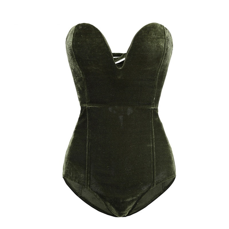 Velvet Baby-Cakes Strapless Backless Bodysuit
