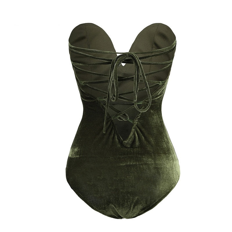 Velvet Baby-Cakes Strapless Backless Bodysuit