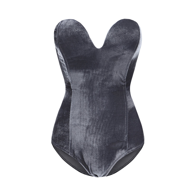 Velvet Baby-Cakes Strapless Backless Bodysuit