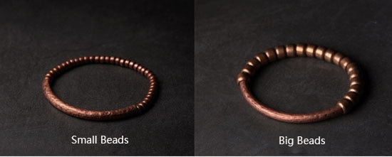 Handmade Hammered Pure Copper Bracelet Unisex Jewellery