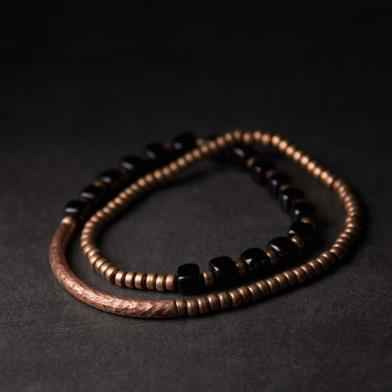 Handmade Hammered Pure Copper Bracelet Unisex Jewellery