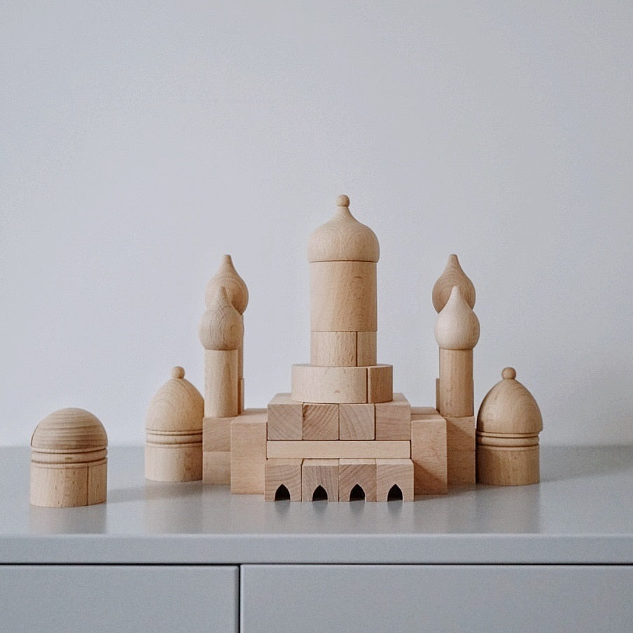 Arabian Nights & Colosseum Days - Sets of Wooden Building Blocks Toys
