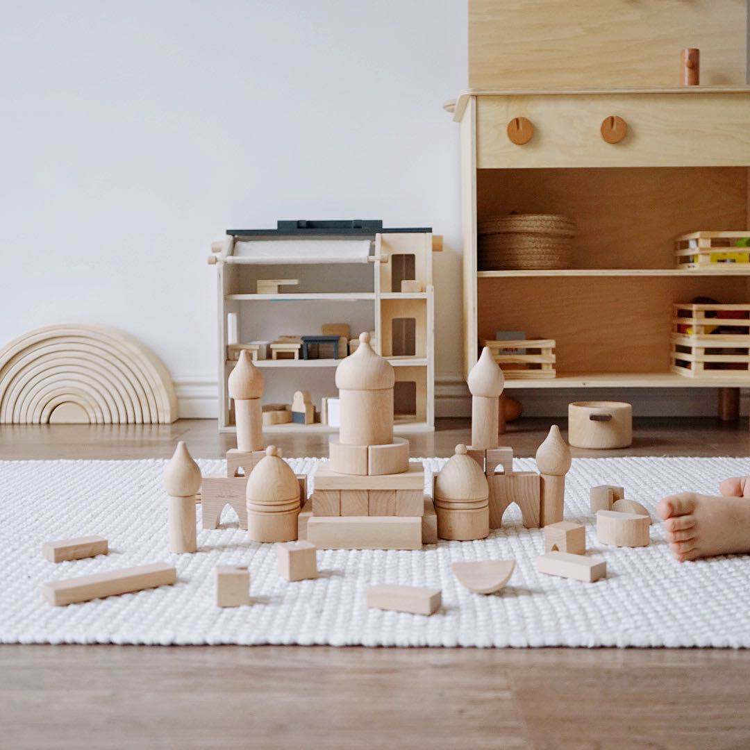 Arabian Nights & Colosseum Days - Sets of Wooden Building Blocks Toys