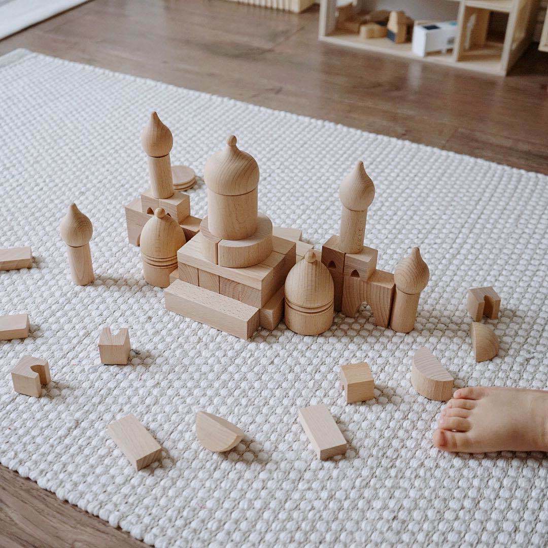 Arabian Nights & Colosseum Days - Sets of Wooden Building Blocks Toys