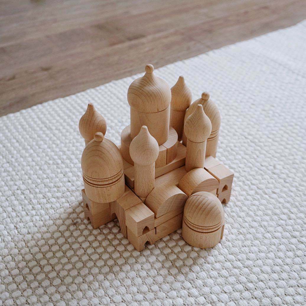 Arabian Nights & Colosseum Days - Sets of Wooden Building Blocks Toys