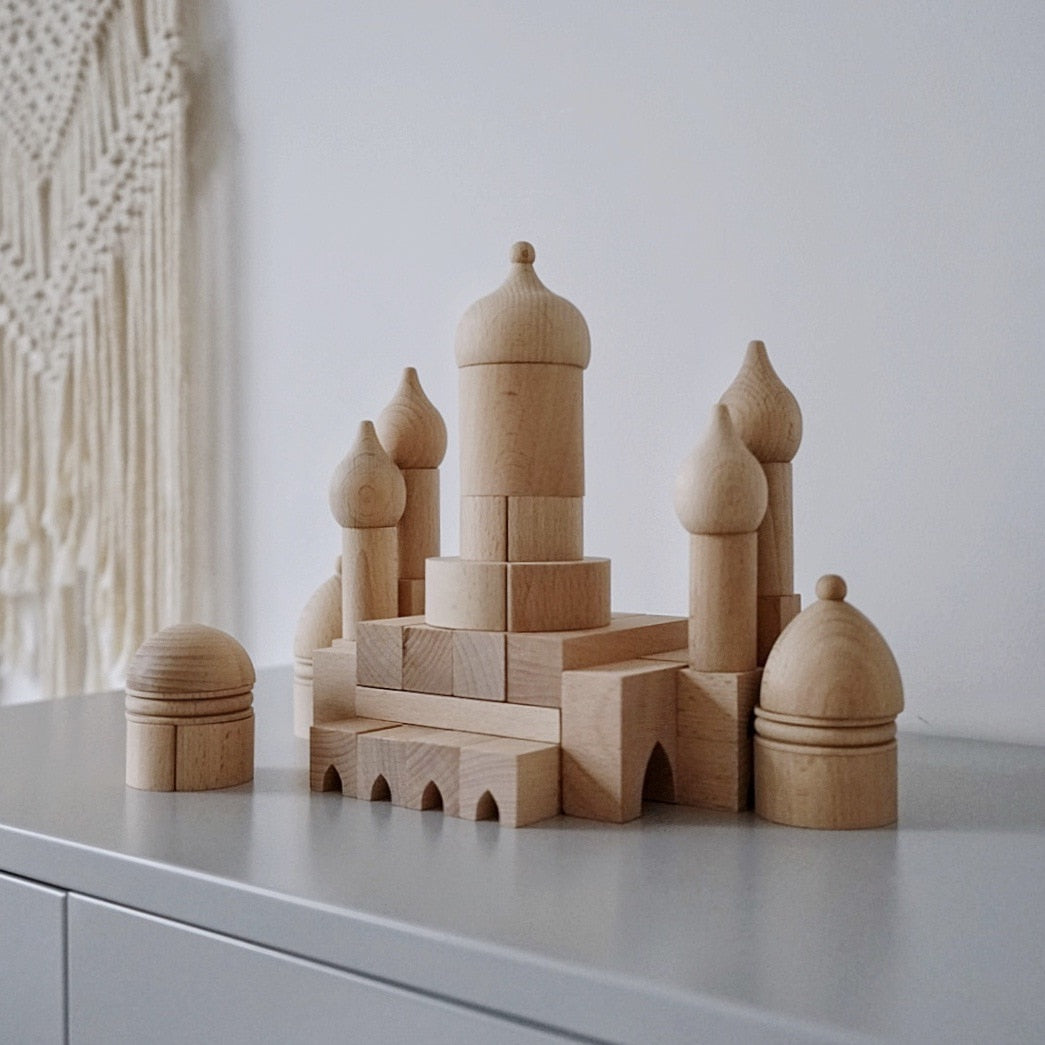 Arabian Nights & Colosseum Days - Sets of Wooden Building Blocks Toys
