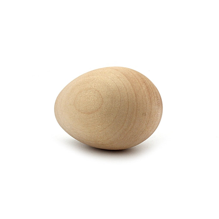 Montessori Wooden Egg and Cup DIY Hand Paint Easter Egg