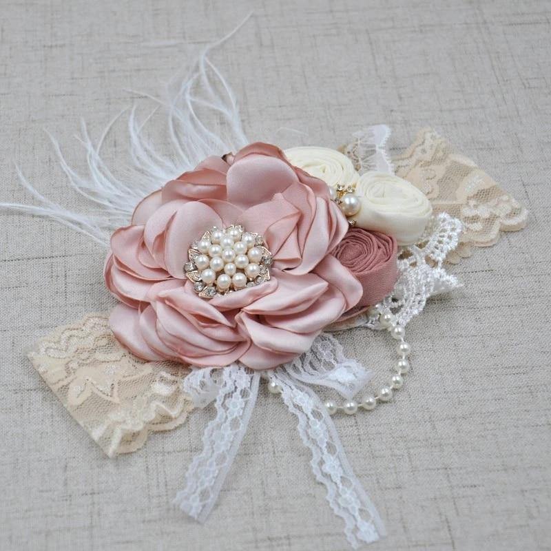 Vintage Flower Headband Baby Girls Headwraps - Woodland Gatherer