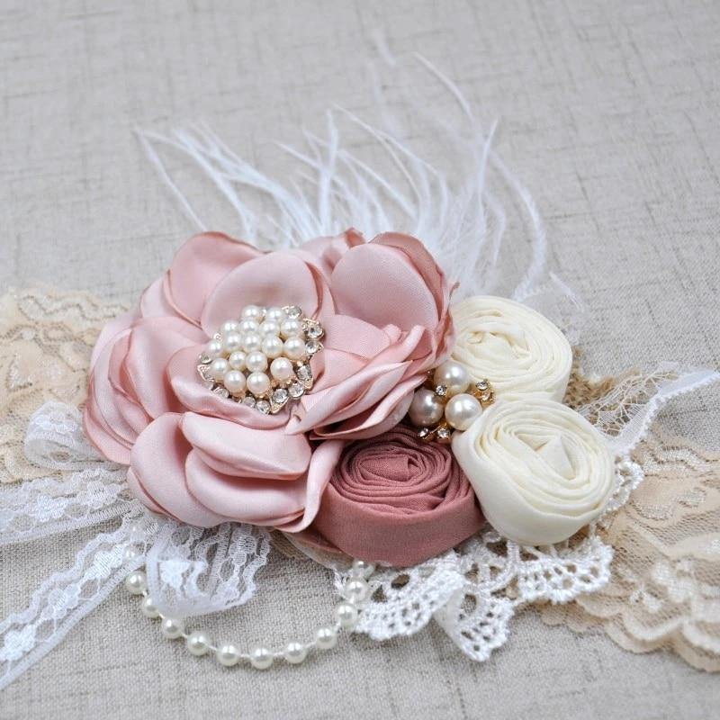 Vintage Flower Headband Baby Girls Headwraps - Woodland Gatherer