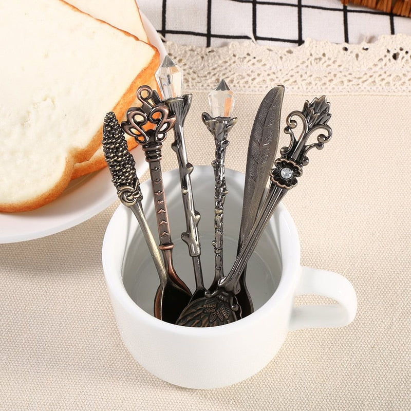 Set of Six Apothecary Spoons Witches Kitchen