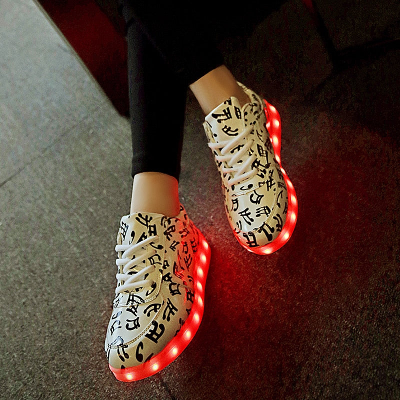 Not Very Sneaky Sneakers LED Shoes Light Up Unisex Shoes