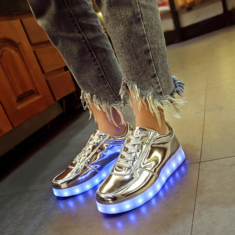 Not Very Sneaky Sneakers LED Shoes Light Up Unisex Shoes