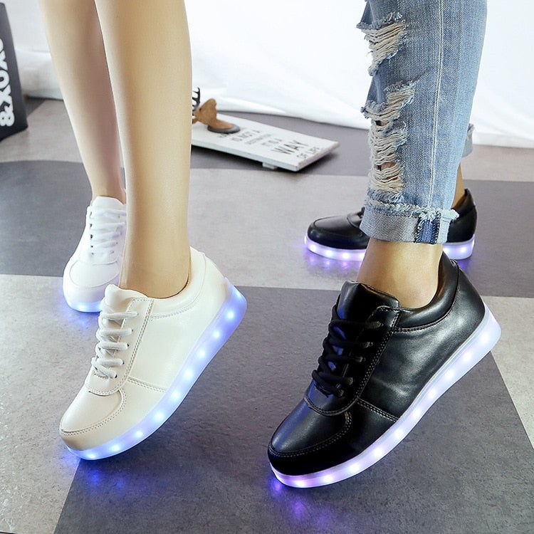 Not Very Sneaky Sneakers LED Shoes Light Up Unisex Shoes