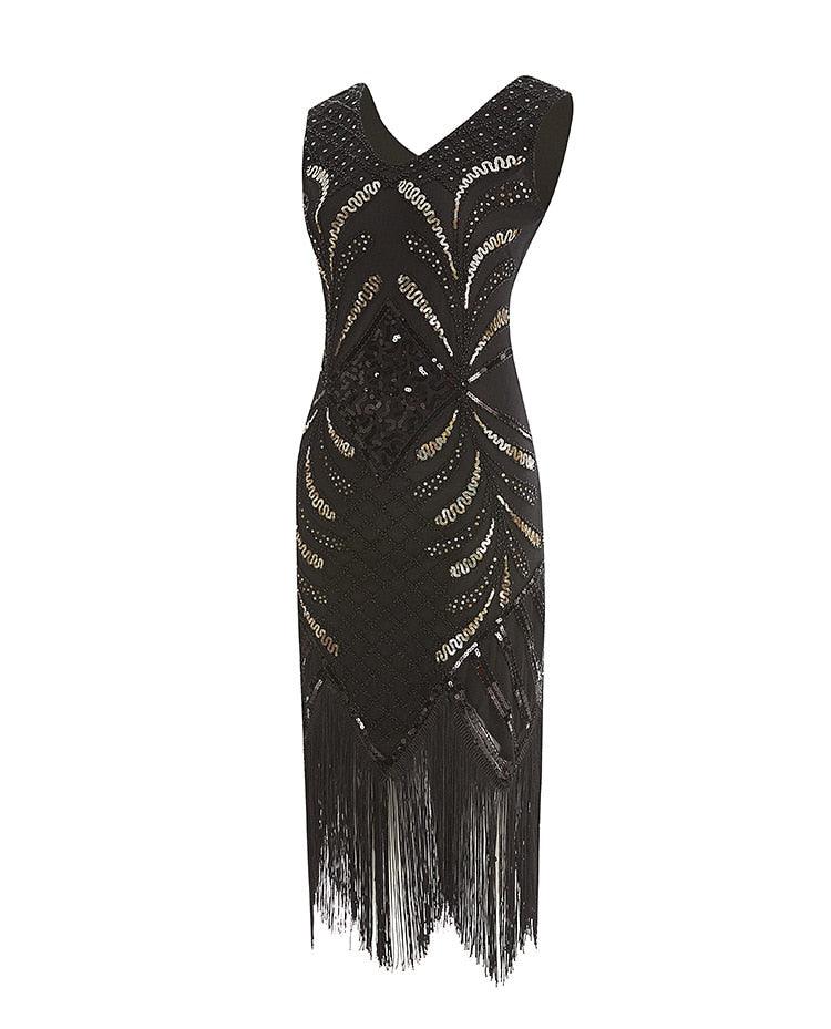 1920s Great Gatsby Flapper Sequin Fringe Midi Dress - Woodland Gatherer Woodland Gatherer | Australian Online Gift Store | Gifts & Treasures | Special Occasions & Everyday Fun | Whimsical Treats | Costumes | Jewellery | Fashion | Crafting DIY | Stationery | Boho Festival Fashion | Home Decor & Fittings     Afterpay Available Paypal Available Humm Available Worldwide Shipping Available