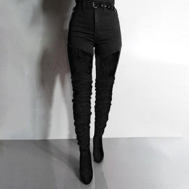 Choose Your Own Adventure | Women Chap Boots Waist Belt | Size 4-14 | 56 Colours - Woodland Gatherer
