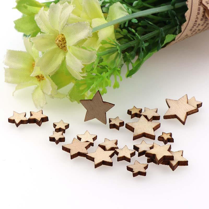 100 Wooden Stars | DIY Craft Supplies - Woodland Gatherer