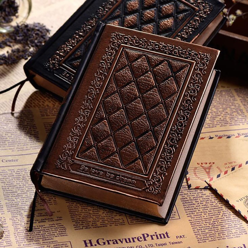 Blank Hard Cover Leather Sketchbook / Journal