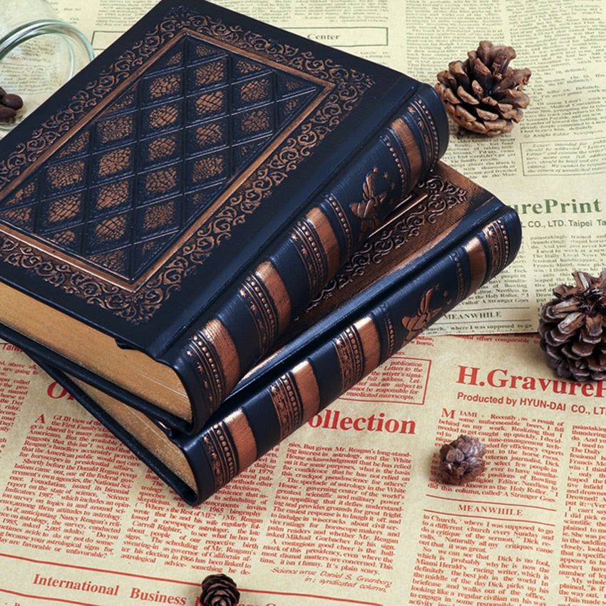 Blank Hard Cover Leather Sketchbook / Journal