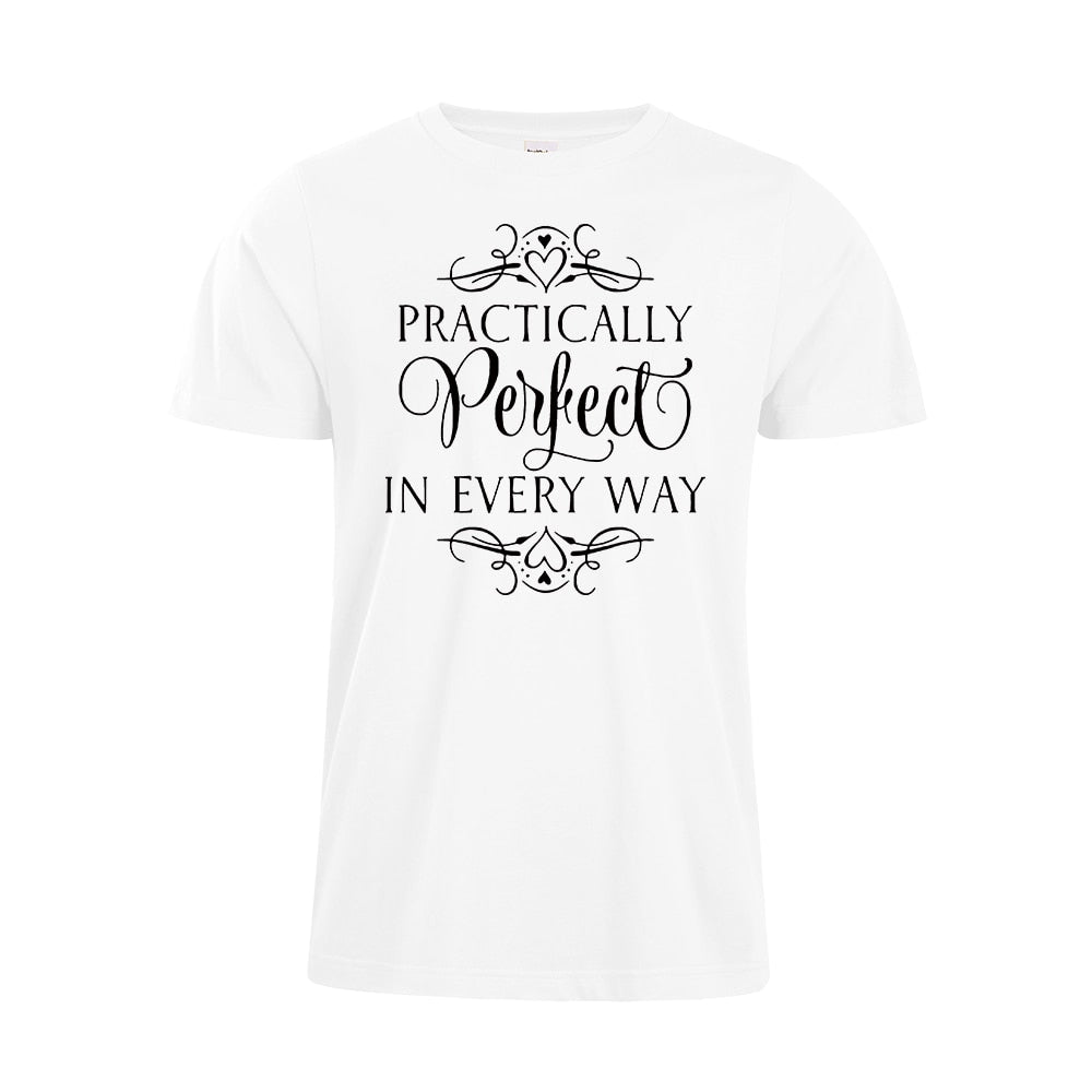 Practically Perfect In Every Way T-Shirt Mary Poppins Tee Shirts