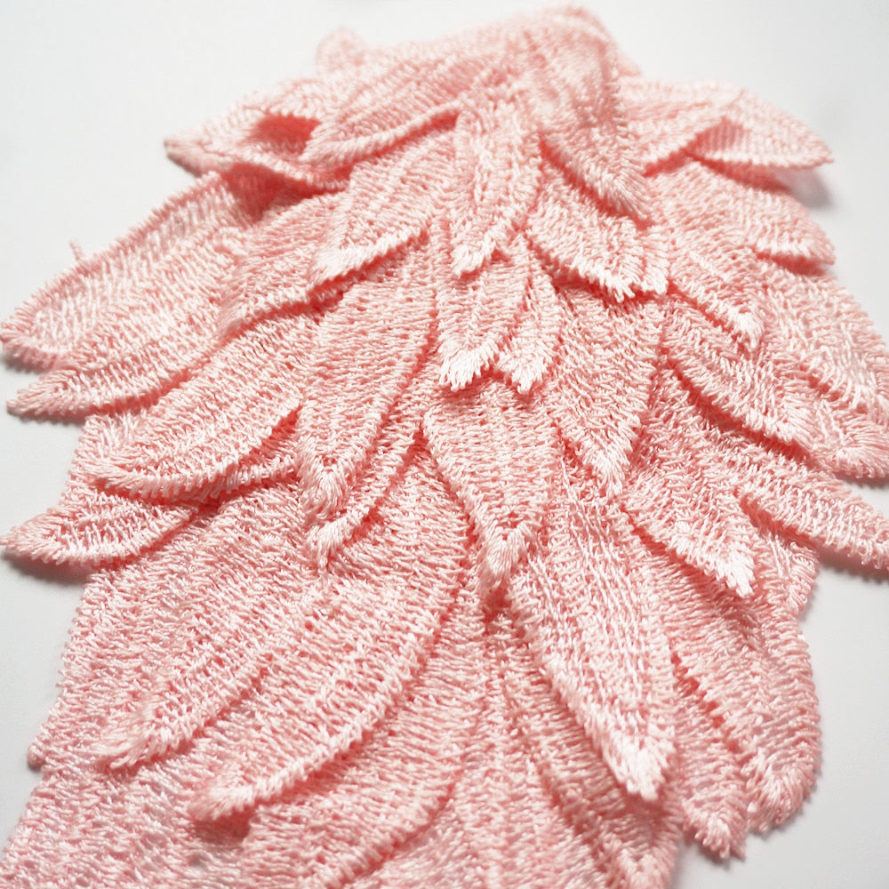All the Colours Embroidery Appliqué Angel Wings