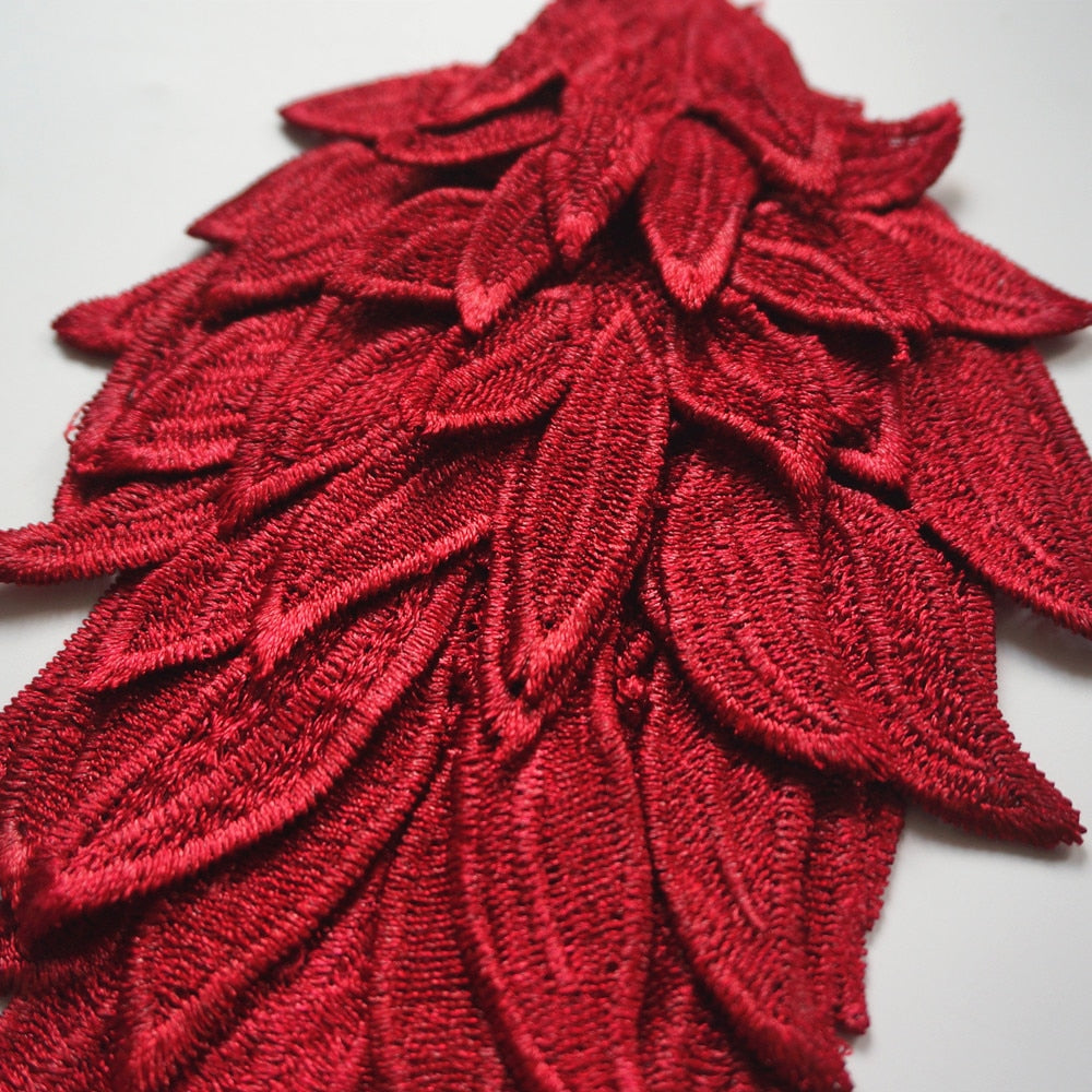 All the Colours Embroidery Appliqué Angel Wings