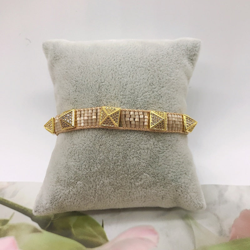 Handmade Glass Seed Bead Wristbands