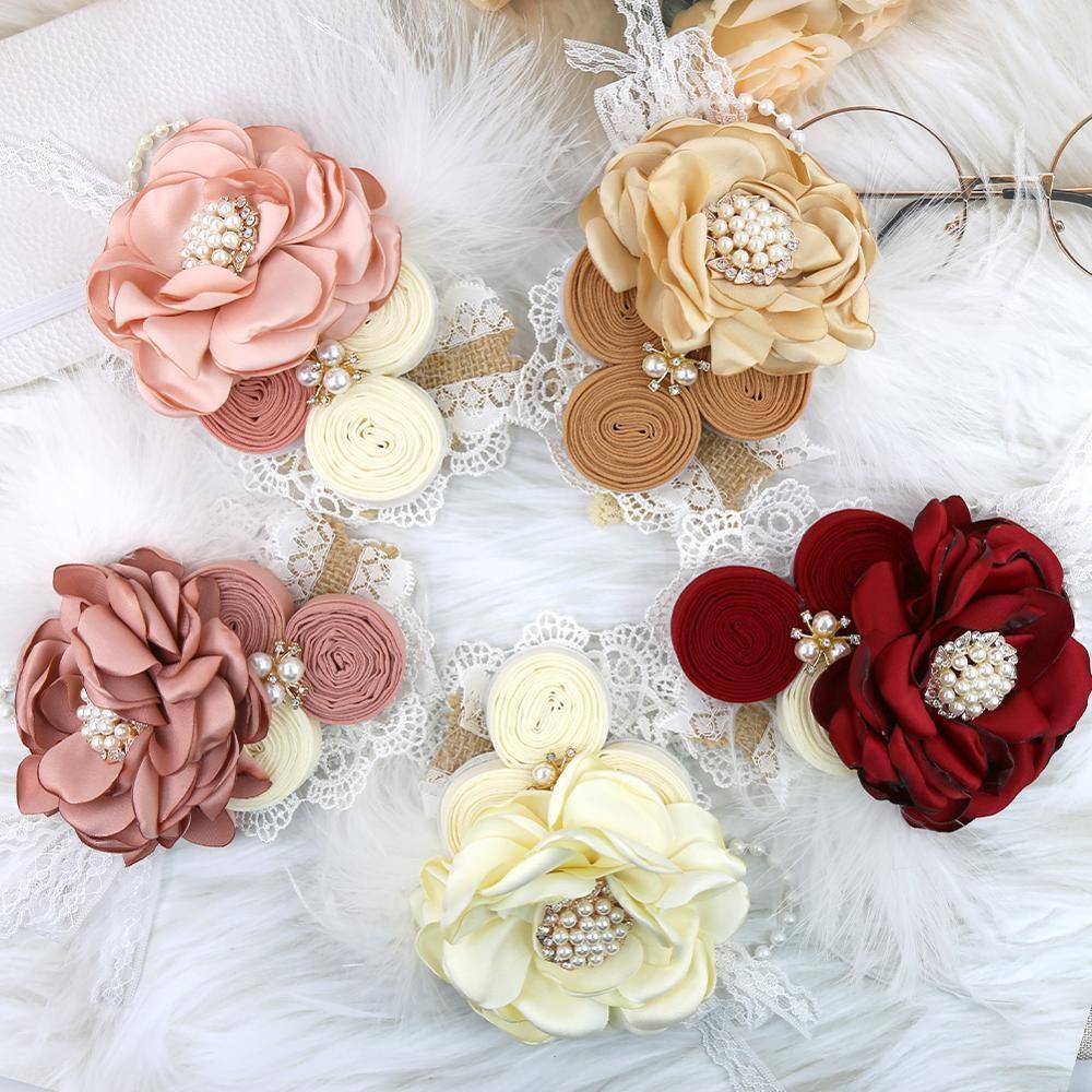 Vintage Flower Headband Baby Girls Headwraps - Woodland Gatherer