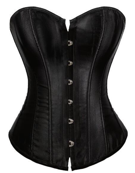 Jewel Tones Satin Lace Up Boned Corsets Ten Colours