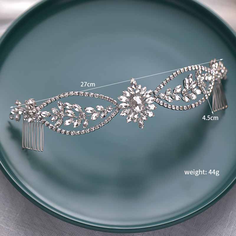 Crystal Hair Combs Tiara Bridal Wedding Hair Accessories