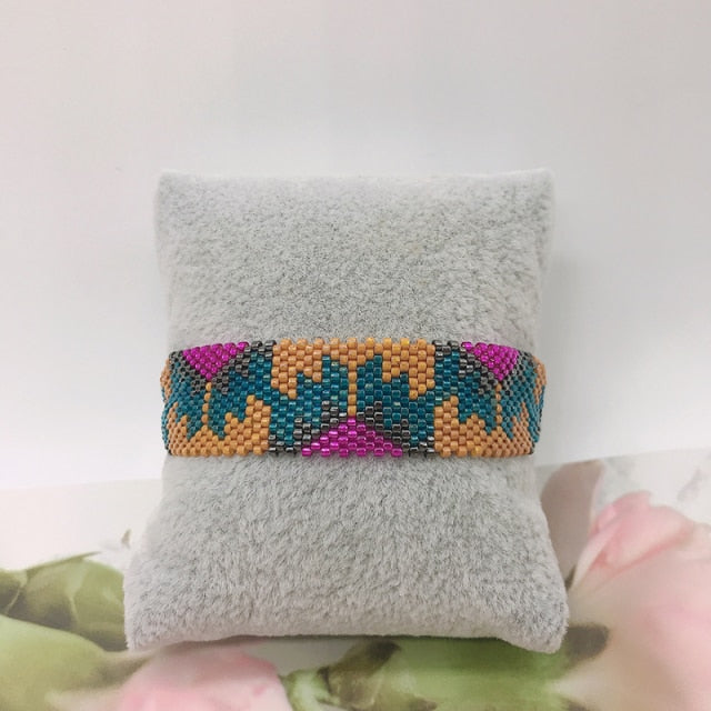 Handmade Glass Seed Bead Wristbands
