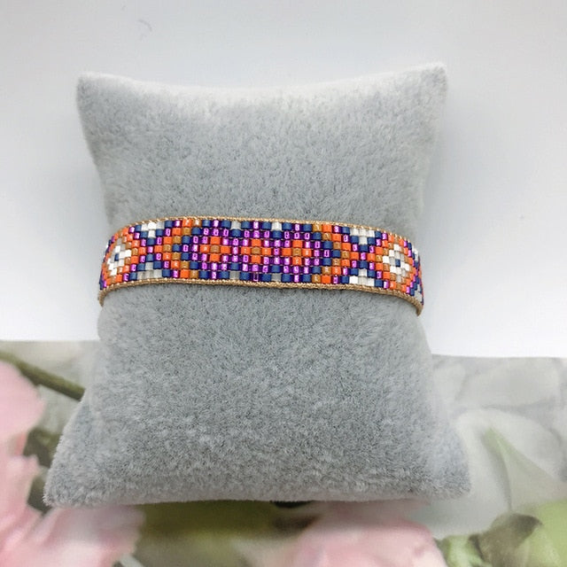 Handmade Glass Seed Bead Wristbands