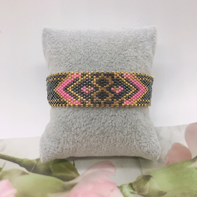 Handmade Glass Seed Bead Wristbands