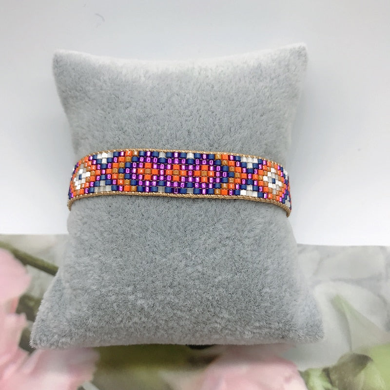 Handmade Glass Seed Bead Wristbands