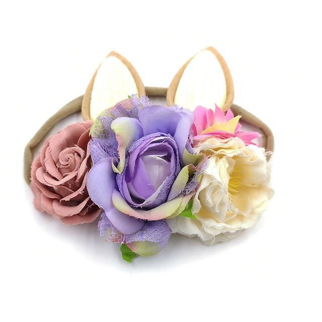 Lovely Little Girls Rabbit Ear Headbands | Woodland Gatherer Hair Accessories - Woodland Gatherer