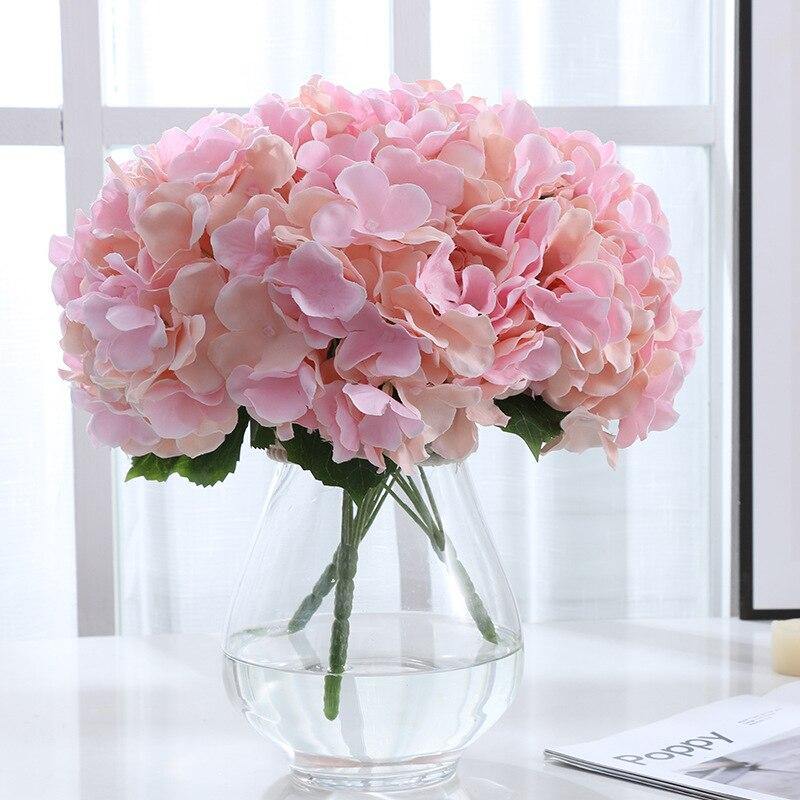 5 Heads Hydrangea Bouquet | Silk Artificial Flowers - Woodland Gatherer