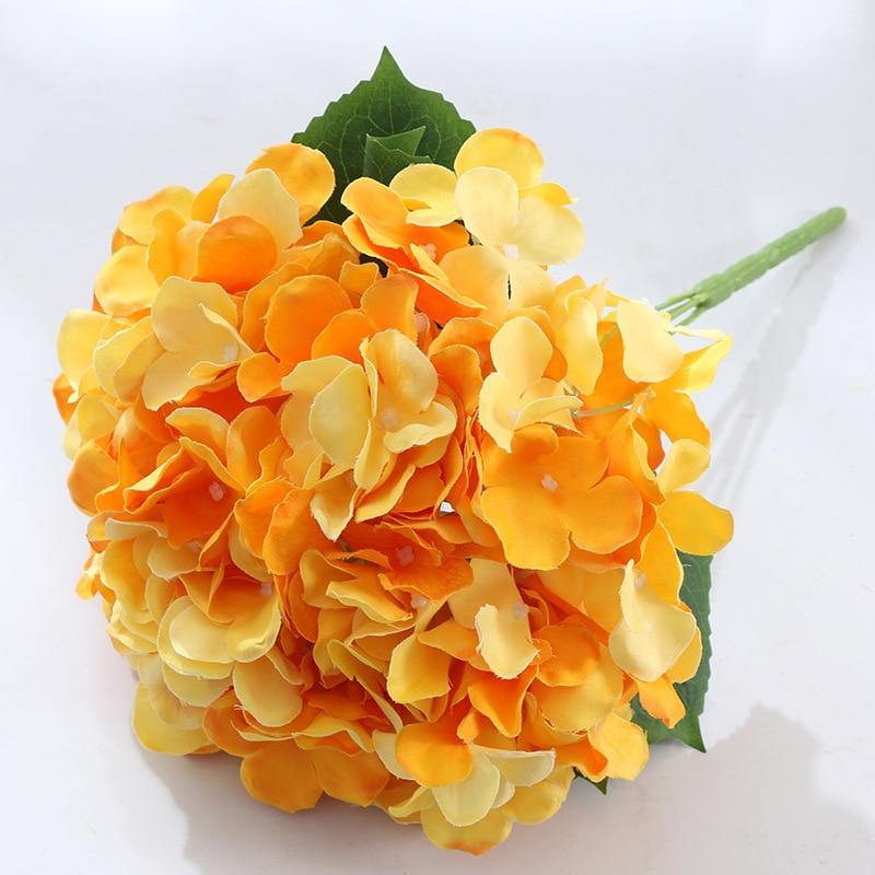 5 Heads Hydrangea Bouquet | Silk Artificial Flowers - Woodland Gatherer