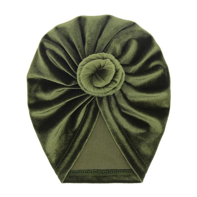 Velour Baby Turban Knot Head Wrap