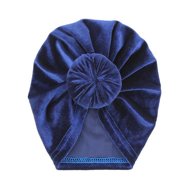 Velour Baby Turban Knot Head Wrap