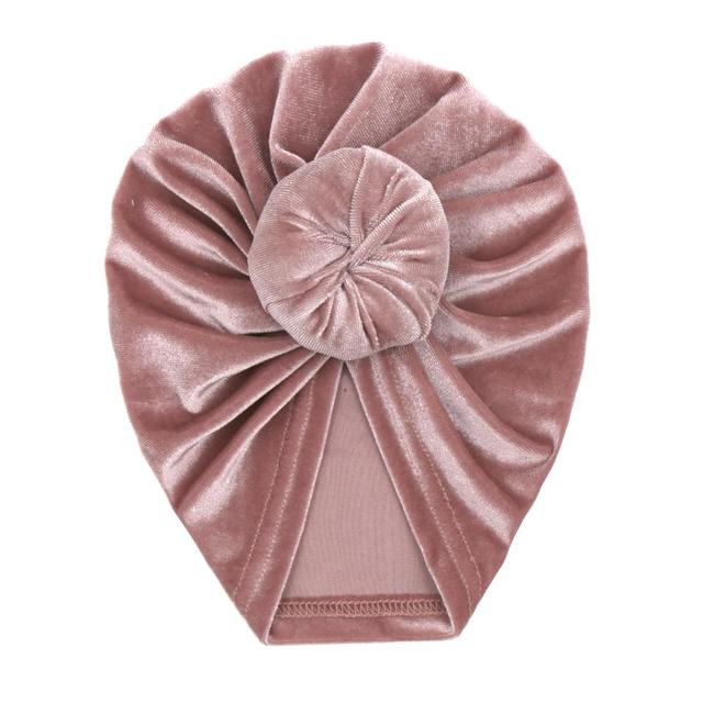 Velour Baby Turban Knot Head Wrap