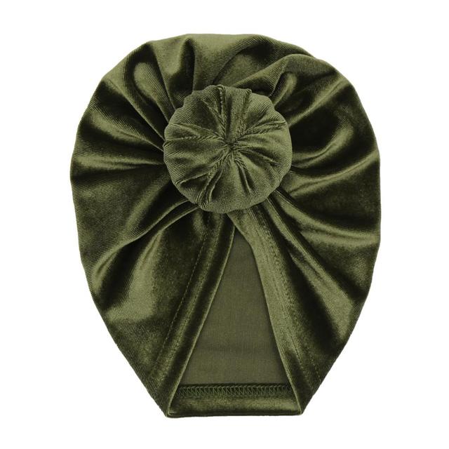 Velour Baby Turban Knot Head Wrap