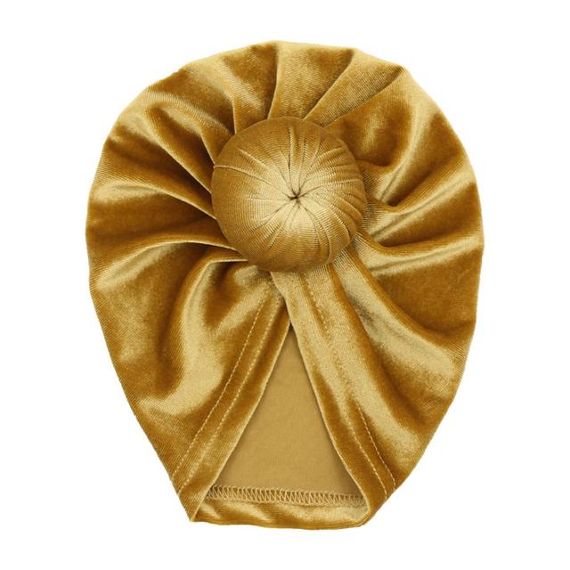 Velour Baby Turban Knot Head Wrap